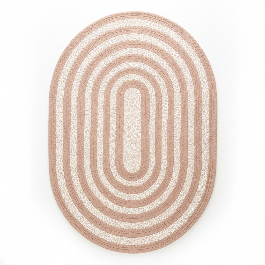 Blush Pink Rug - Bright