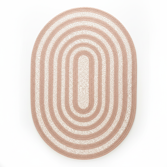 Blush Pink Rug - Bright