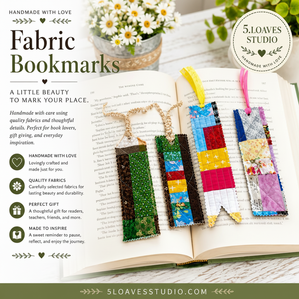Fabric Bookmark