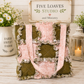 Rag Quilt Tote Bag