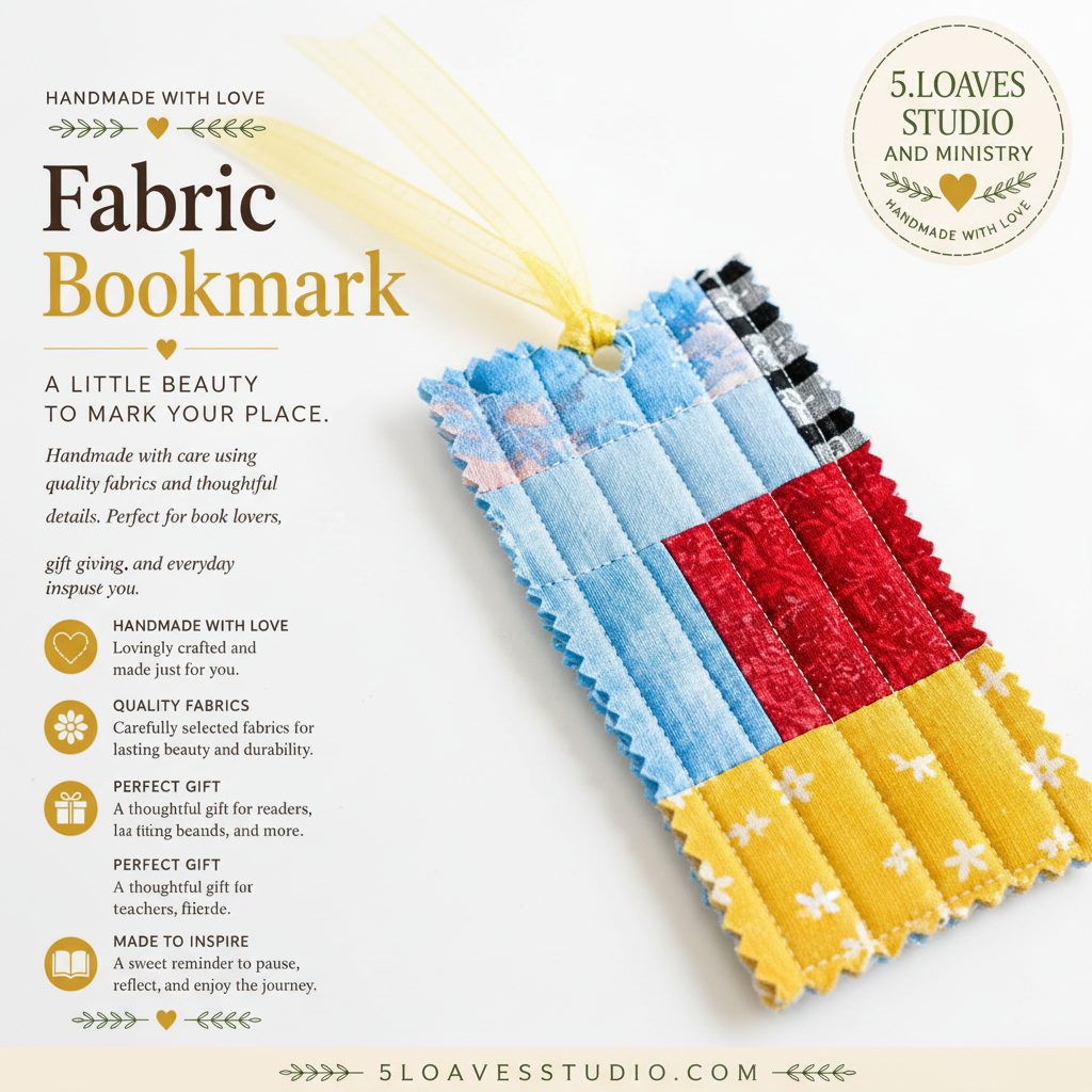 Fabric Bookmark