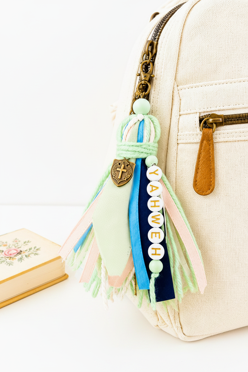 Tassel Bag Charm - Bright